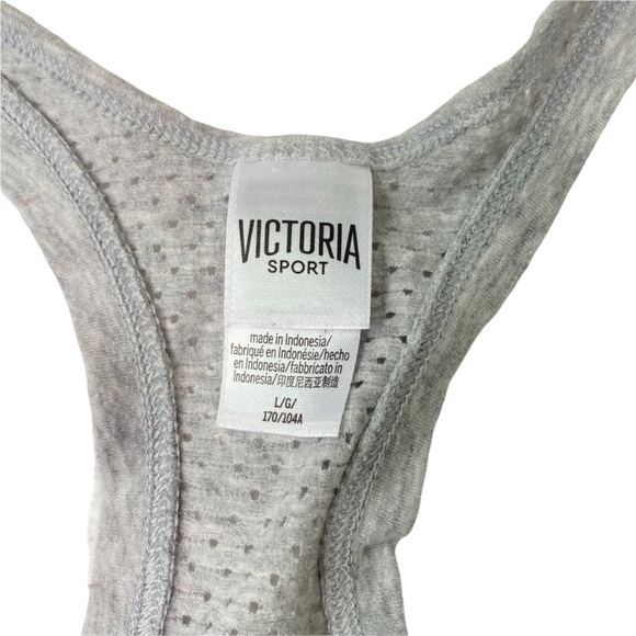 Victoria sport grey bodysuit one piece racerback tank -LRG - Picture 4 of 5